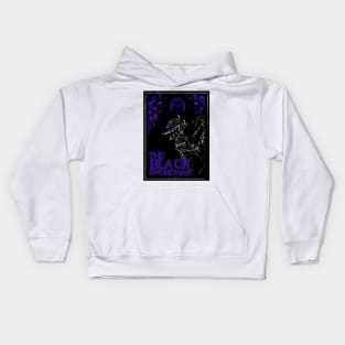 anime the black swordaman Kids Hoodie